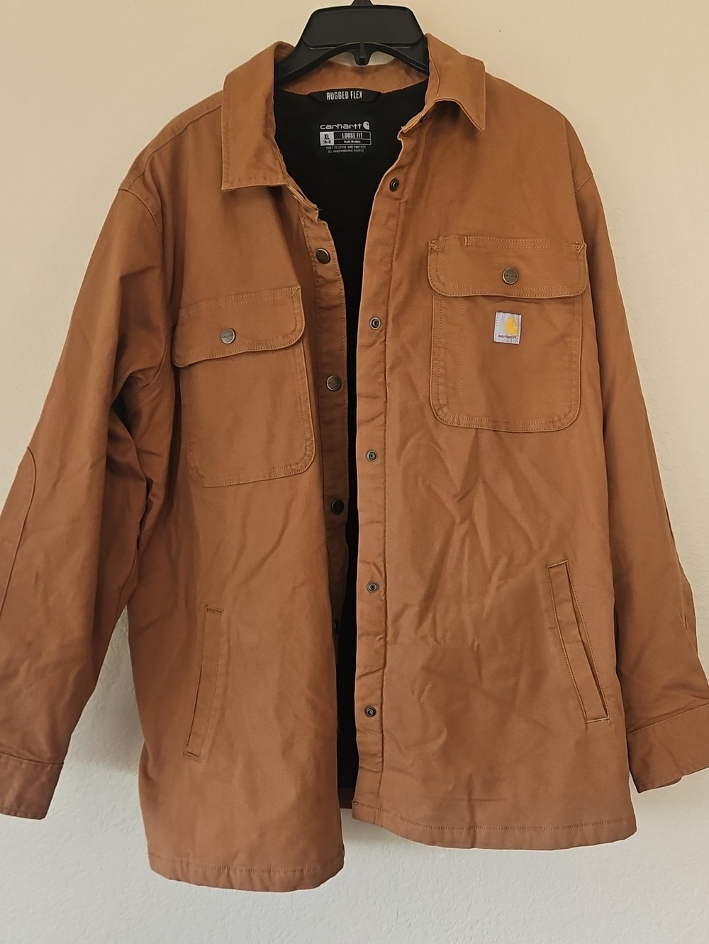 Carhartt Snap Fleece Lined Shirt XL